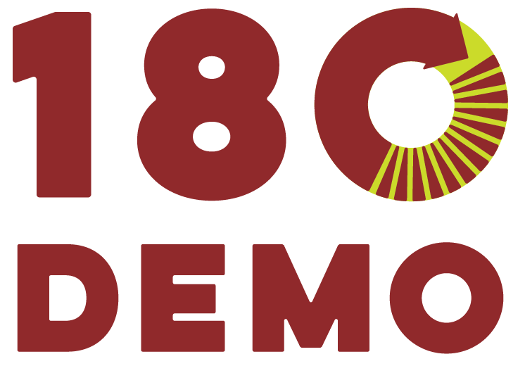 180 Demo logo