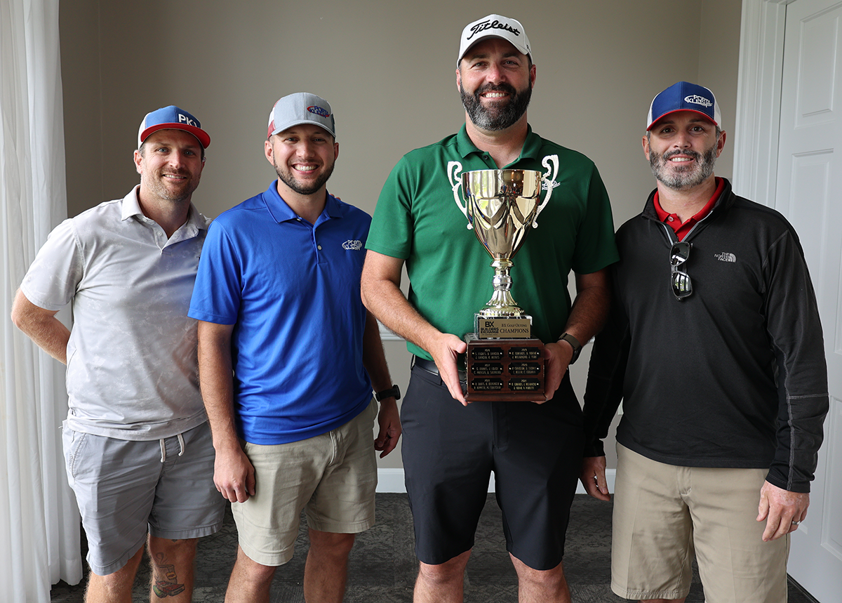 2023 BX Golf Outing Winning Foursome