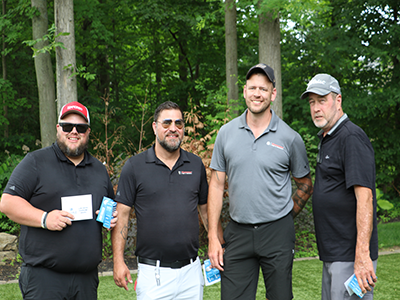 2025 BX Golf Outing - Kinsale Winning Foursome
